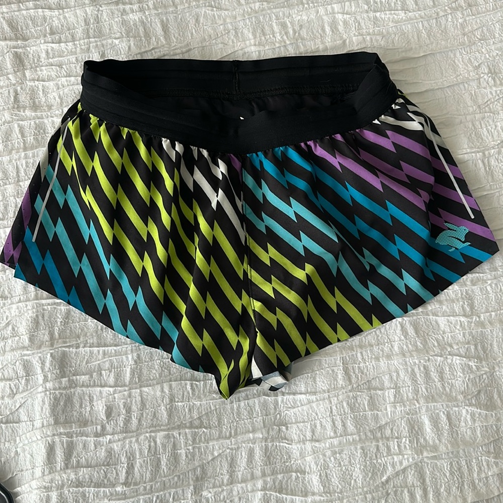 Men's Athletic Shorts - Black, Green, Blue, Purple